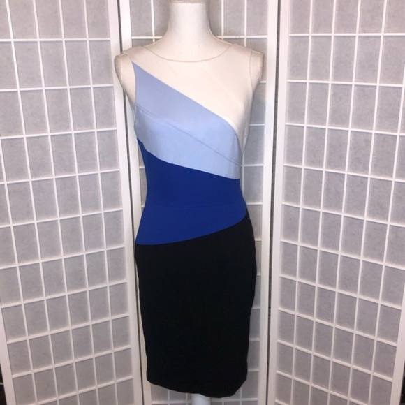 White House Black Market color block dress size 4 - Picture 1 of 5
